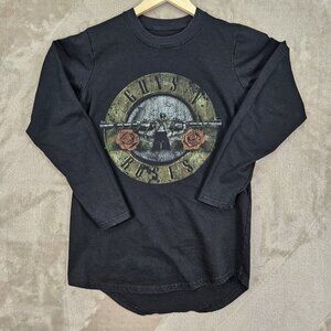 Guns N' Roses Official 2017 Long Sleeve Graphic Shirt Rock Band Women's Size M